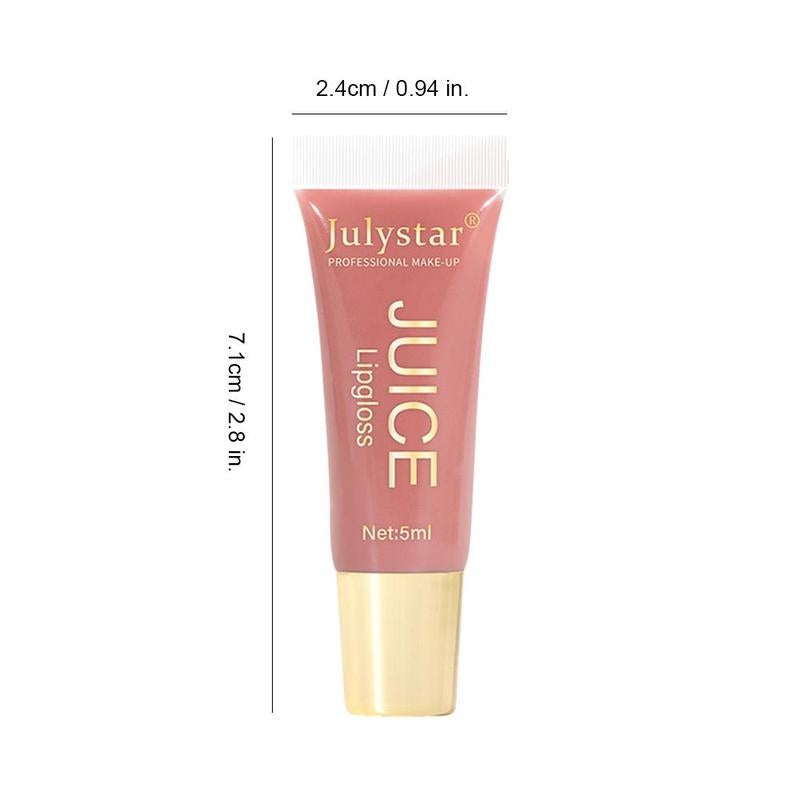 Fruit Flavor Moisturizing Mirror Lip Gloss, Long Lasting Tinted Lip Gloss, Hydrating Glossy Lip Glaze Stick for All Occasions Makeup, Girls and Women