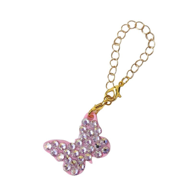 Handmade Butterfly Rhinestone Charm Accessories for Tumbler Cup Drink Charm