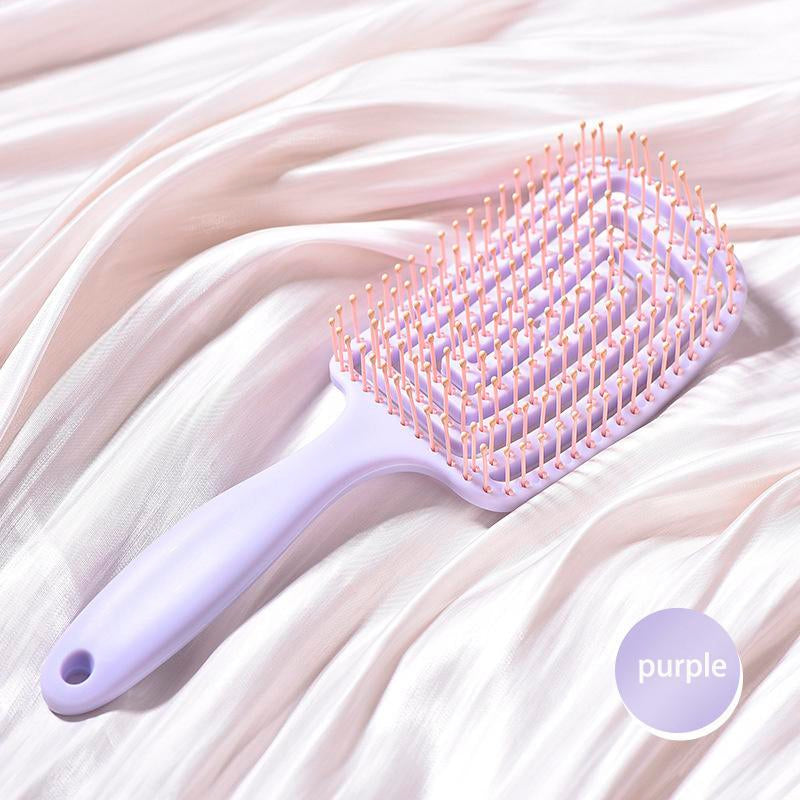 Hollow Out Arc Design Comb, Cute Hair Brush, Hair Detangling & Styling Tool for Girls