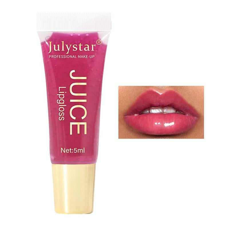 Fruit Flavor Moisturizing Mirror Lip Gloss, Long Lasting Tinted Lip Gloss, Hydrating Glossy Lip Glaze Stick for All Occasions Makeup, Girls and Women