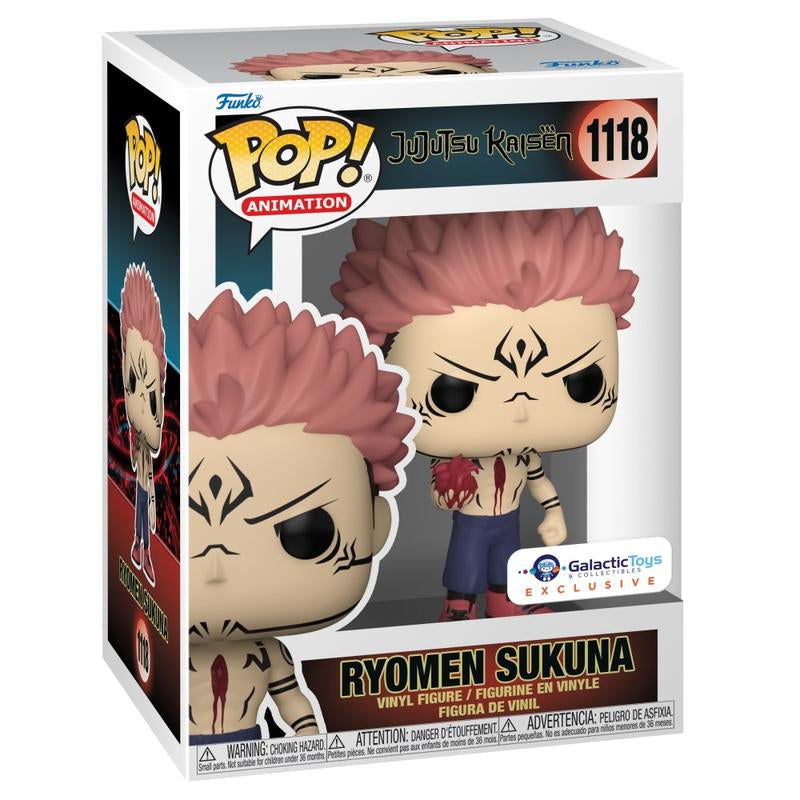 Galactic Toys Exclusive Funko Pop! Animation: JJK- Sukuna W/ Heart Common Pop Vinyl