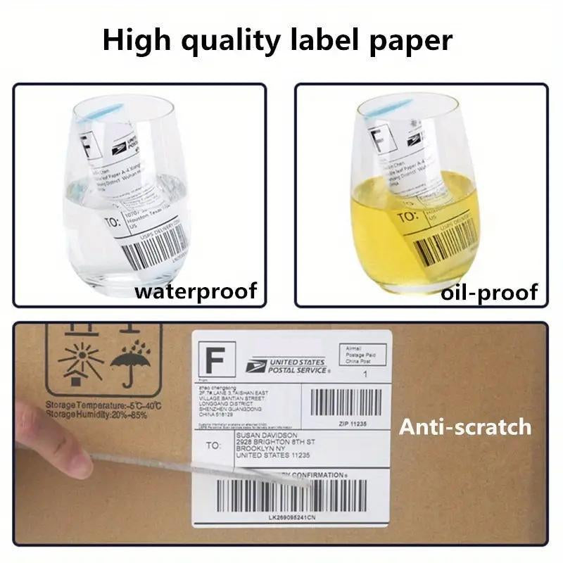 100Pcs/Set Shipping Label Sticker, Self Adhesive Shipping Paper Label, Shipping Sticker for Shipping Fulfillment Warehouse