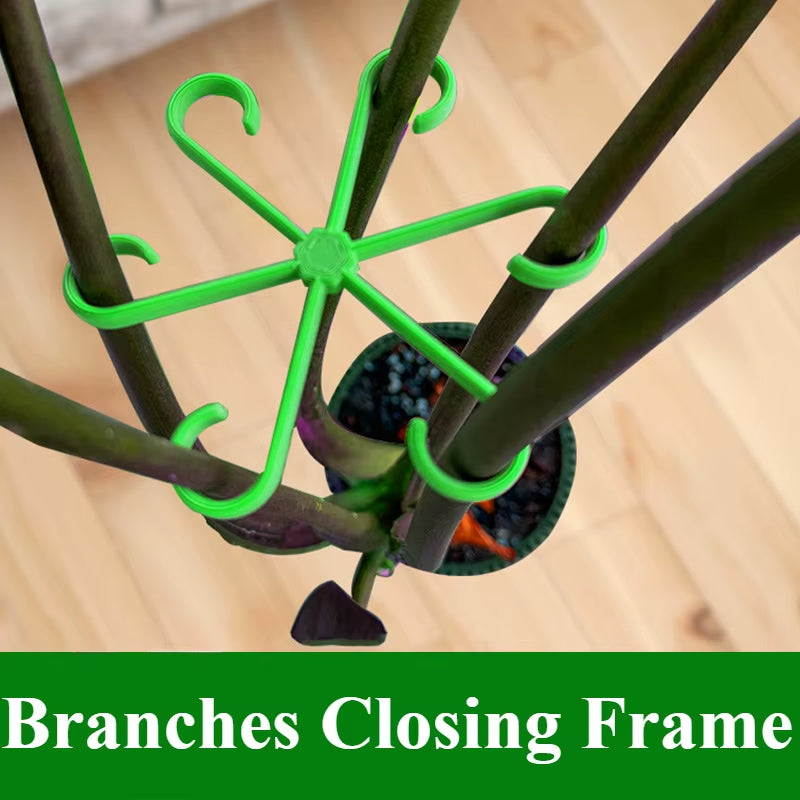 4Pcs Plant Holding Clips Placement Climbing Support Bracket Gardening Flower Stem Gathering Bracket Planters Plant Stand