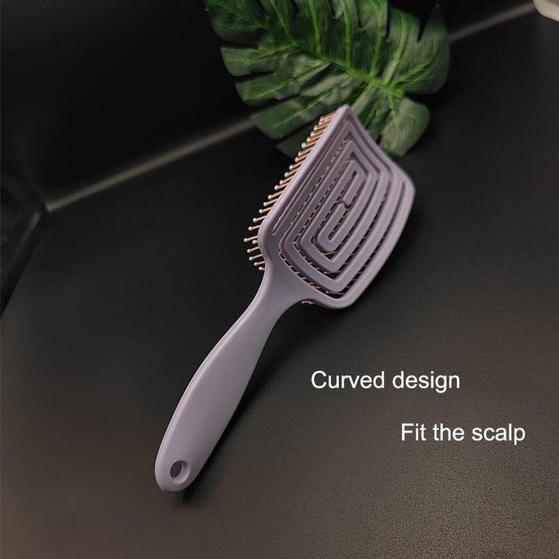 Hollow Out Arc Design Comb, Cute Hair Brush, Hair Detangling & Styling Tool for Girls