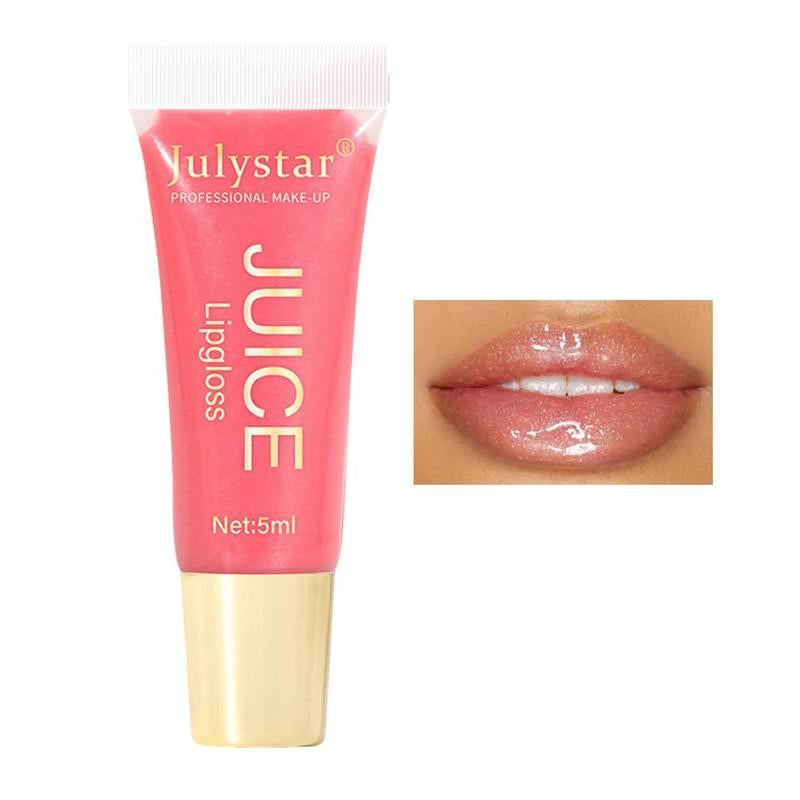 Fruit Flavor Moisturizing Mirror Lip Gloss, Long Lasting Tinted Lip Gloss, Hydrating Glossy Lip Glaze Stick for All Occasions Makeup, Girls and Women