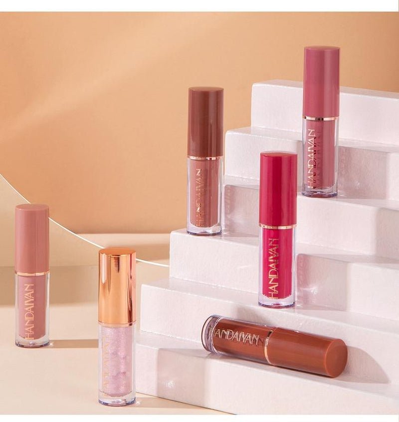 12Pcs Moisturizing Liquid Lipstick Glossy Lip Glaze Stick Lip Moisturizer ，Infused Lip Gloss Smudge Proof Matte and Pearlescent Lip Gloss Set, Lip Tint for Women, Girl, Tinted Lip Balm Hydrating Lip Stain. Gift Makeup Flawless Cosmetic Hydrate Lip Care