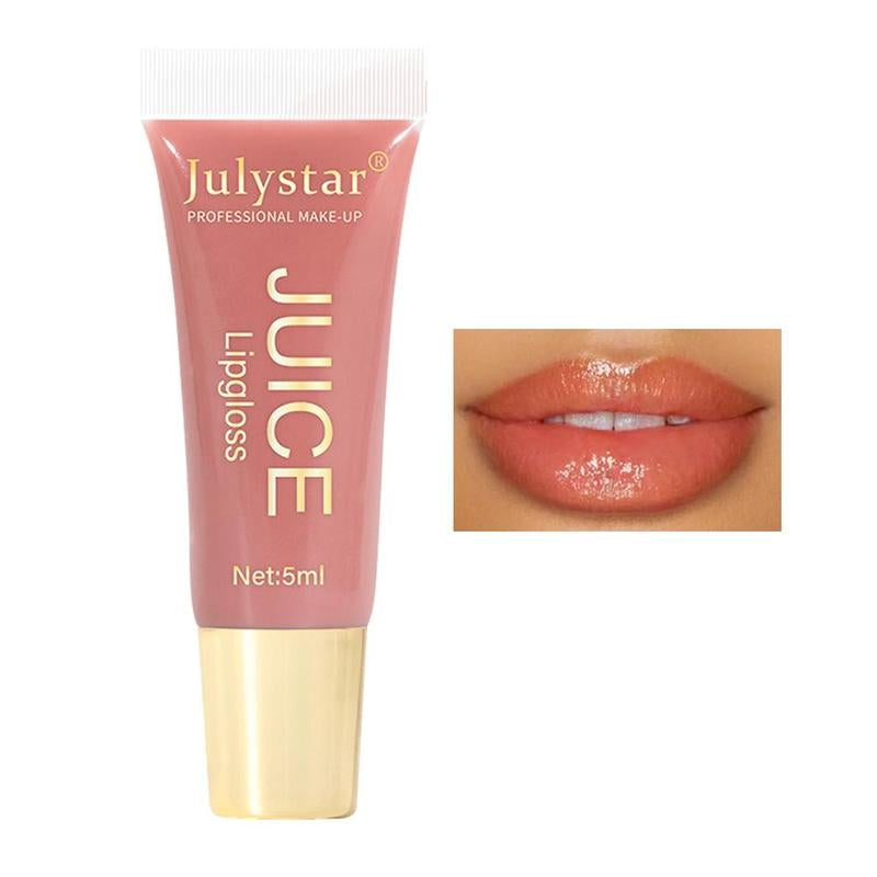 Fruit Flavor Moisturizing Mirror Lip Gloss, Long Lasting Tinted Lip Gloss, Hydrating Glossy Lip Glaze Stick for All Occasions Makeup, Girls and Women