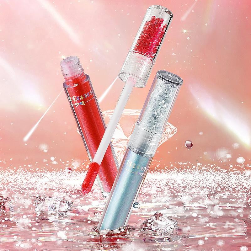 6 Diamond Lip Gloss Gift Set Non-Stick Cup Lip Gloss Lip Gloss Lip Glaze Valentine'S Day Party Gift