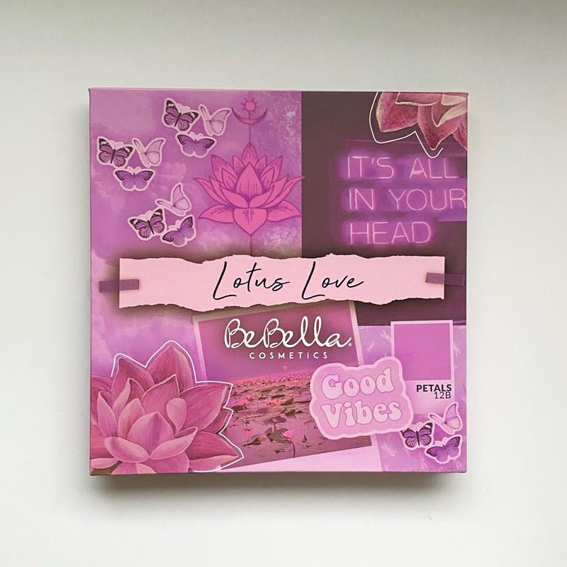 Be Bella Lotus Love 16 Colors Eyeshadow Palette Flower Feels Collection Makeup Cosmetic