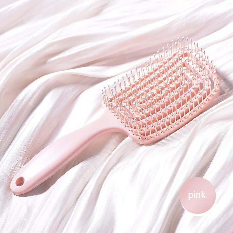 Hollow Out Arc Design Comb, Cute Hair Brush, Hair Detangling & Styling Tool for Girls