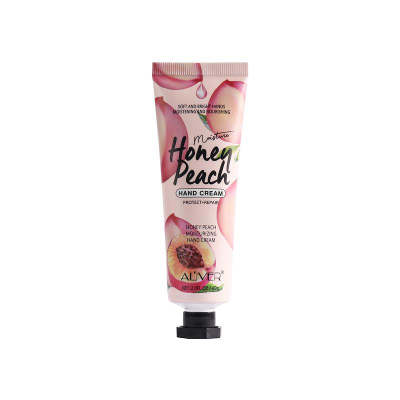 Aliver Honey Peach Hand Cream, Daily Hand Cream Dry Hand (60G)